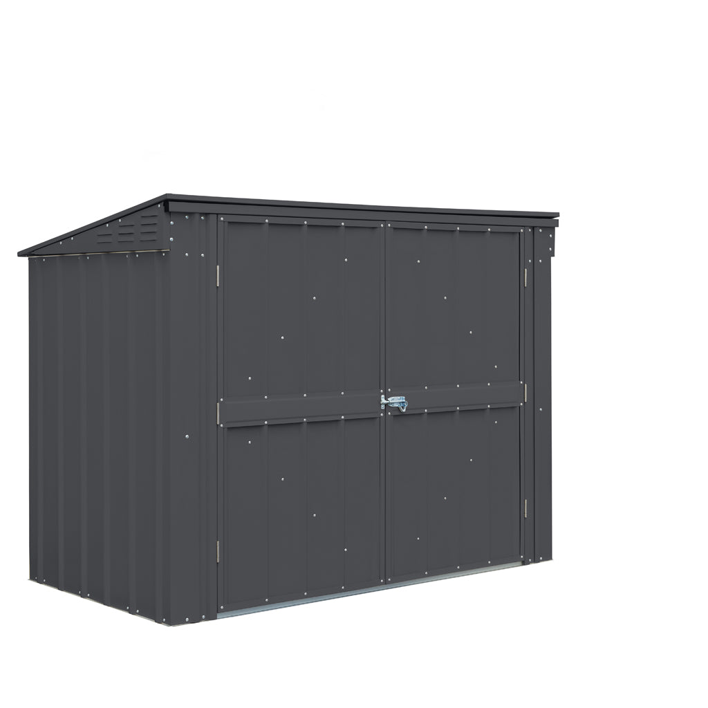 2 Bin Locker, 6 X 3 Ft, Double Hinged Doors, Woodland Grey